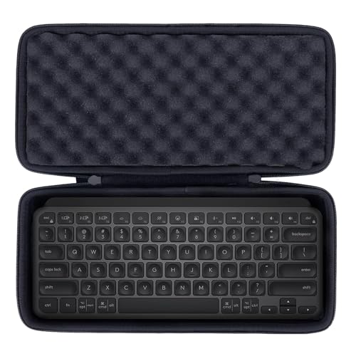 co2CREA Hard Case Replacement for Logitech MX Keys Mini Advanced Wireless Illuminated Keyboard - color: Black, size: Case for MX Keys Mini Keyboard