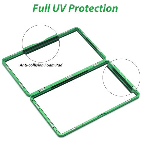 ZINHO Graded Card Case Magnetic Aluminum Alloy Slab Protector Display Case Fits 35PT PSA/CGC/CSG Cards, UV Protection (Green) - color: Green, style: PSA Card Case