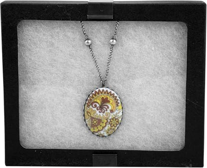 SE Glass Top Display Box - JT925 - size: 6-¼” x 5-¼” x ¾"
