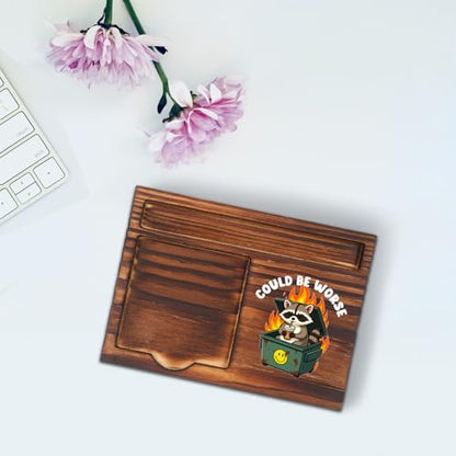Funny Desk Gift Idea for Coworker Friend, Sticky Note Holder Office Desk Organizer, Humor Memo Pad Holder Work Desk Accessory STYW14 - style: Gift Idea for Coworker Friend