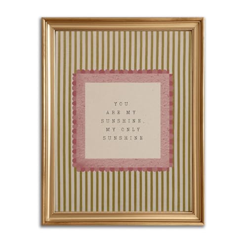 RIJDOJLK Vintage Nursery Wall Decor Poster Kid's Room Decor Print You Are My Sunshine Canvas Prints Neutral Striped Baby Girl & Boy Nursery Decor Toddler Room Bedroom Playroom Poster, 8"x10" Unframed - color: Sunshine Unframed, size: 8"L x 10"W