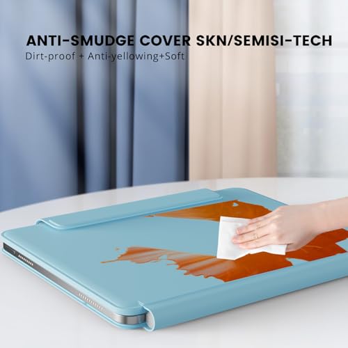 RAYMCRAFT for iPad 11th(A16, 2025)/10th Generation Case with Keyboard, Magic Keyboard 2022, Springy Backlit Keys, Stain-Resistant Surface, Multi-Touch Trackpad, Light Blue - color: Light Blue