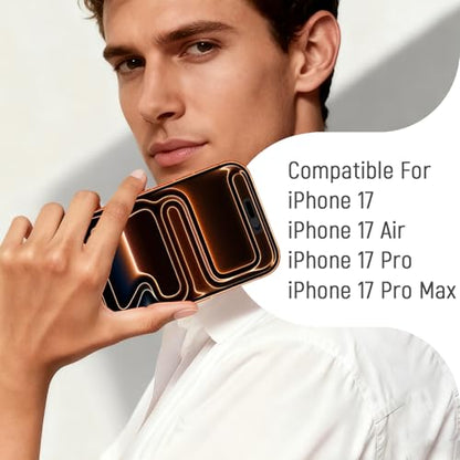 Front Camera Cover Compatible for iPhone 17/17 Air / 17 Pro/17 Pro Max,Webcam Cover Protect Privacy and Security,Not Affect Face ID, 2 Pack-Black - color: Black