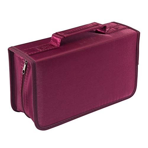 Capacity CD/DVD case Wallet, Storage,Holder,Booklet (128 Rose) - color: 128 Rose