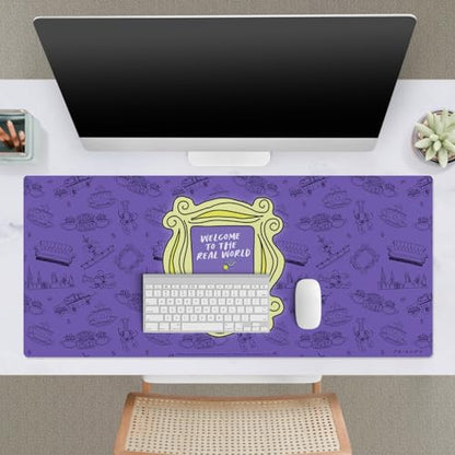 Head Case Designs Officially Licensed Friends TV Show Peephole Frame Graphics 37.4 x 15.75 x 0.16 inches (900 x 400 mm) - XL Gaming Office Desk PC Keyboard Mouse Mat Pad - size: 37.4 x 15.75 x 0.16 inches (900 x 400 mm) - XL