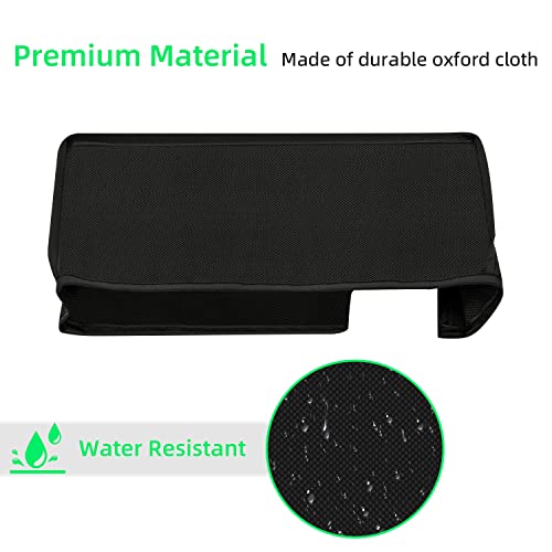 Mcbazel Dust Cover for Switch/Switch OLED Dock, Oxford Cloth, Anti Scratch | Waterproof, Precision Cut Cable Port, Fits Switch & Switch OLED With JoyCon, NOT Compatible With Nintendo Switch 2, Black