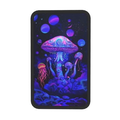 Center Console Cover Mushrooms Style Car Truck Interior Accessories Cute Boho Console Cover Purple Pink Armrest Cushion Pad Universal Fit for Most Vehicle, SUV, Truck - color: Mushroom