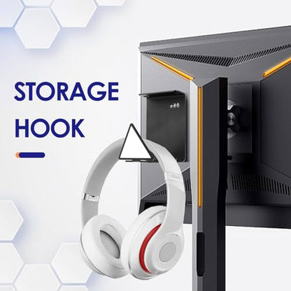 HC128 Headphone Holder Hanger for Desk, Include Adhesive Strips, Universal Headset Stand for PS4/PS5/Xbox/PC/Mac/Headphones Game Controller Hanger (Including 4 Types) - style: Including 4 types