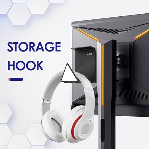 HC128 Headphone Holder Hanger for Desk, Include Adhesive Strips, Universal Headset Stand for PS4/PS5/Xbox/PC/Mac/Headphones Game Controller Hanger (Triangle) - style: Triangle