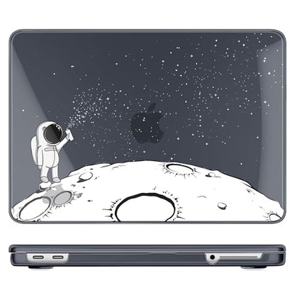 DONGKE Compatible with MacBook Neo 13 Inch Case 2026 A3404 A18 Pro chip & Touch ID, Plastic Hard Shell with Keyboard Cover, Screen Protector & Dust Plugs, Astronaut - color: Astronaut
