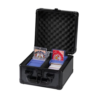Card Storage Box Waterproof Card Case with Handle Portable Trading Card Case with Sponge Partition Graded Card Storage Case Organizer Fits CSG, BGS, CGC, SGC,PSA (S) - size: S
