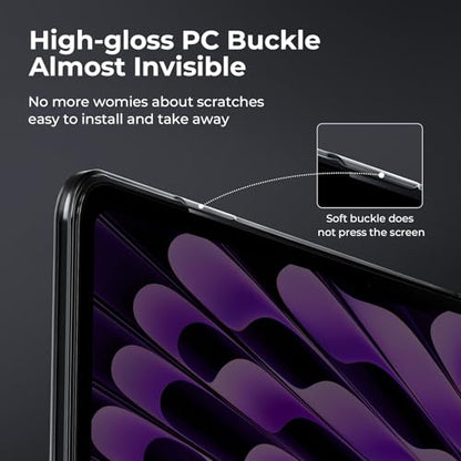 EooCoo Case Compatible with MacBook Air 13 inch M5 2026-2022 Release M4 M3 M2 A3449 A3240 A3113 A2681, Hard Shell&Keyboard Skin Cover&Screen Protector for Mac Air 13.6 inch, Matte Midnight Black - color: Matte Midnight Black