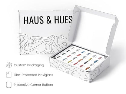 HAUS AND HUES Race Car Poster - Super Car Poster - Made in the USA - Black Frame 12x16 - color: Sports Car, size: 12"L x 16"W, style: Black Framed