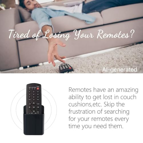 4 Pcs Remote Control Holder Wall Mount, TV Controller Holder, Self Adhesive Remote Holder, Wall Pen Holder Storage Accessories for Home Office School (Black) - color: Black&4Pcs