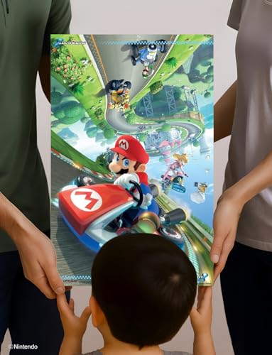 Pyramid America Super Mario Poster - Mario Kart 8 Poster - 11 x 17 inch Video Game Room Decor, Room Office & Gamers – Nintendo Decorations