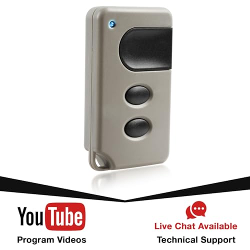 Garage Outlet Door Opener Purple Learn Button 3-Button Lithium Battery for Liftmaster 53753 371LM 373LM Chamerblain Craftsman 139.53753 - color: 3-Button