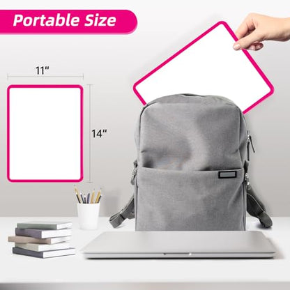 VUSIGN Small White Board Dry Erase, Dark Pink - color: J-dark Pink