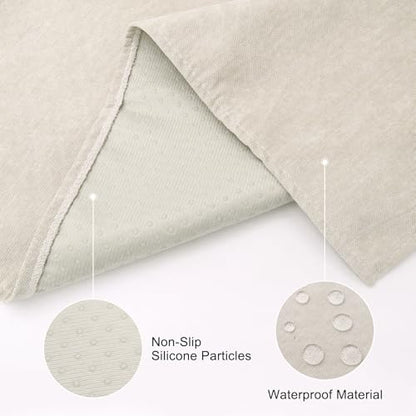 Couch Arm Covers Sofa Arm Covers Set of 2, Waterproof Couch Cover Armchair Cover for Recliner, Non Slip Sofa Headrest Covers Armrest Cover Couch Slipcover Protector,Khaki - color: Khaki