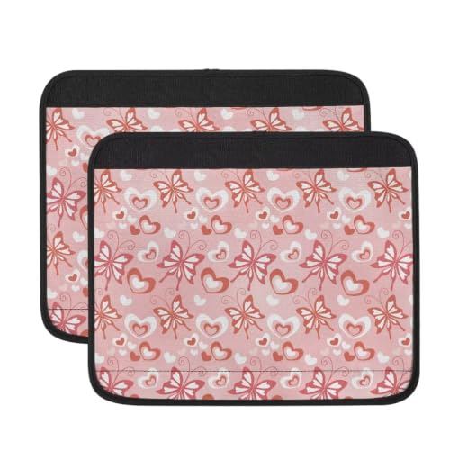Butterfly Wheelchair Arm Pads Cute Wheel Chair Accessories Adults Women Decoartive Wheelchair Armrest Protector Wheelchair Cushion Cover for Seniors 2 Piece,13 inch - color: Butterfly