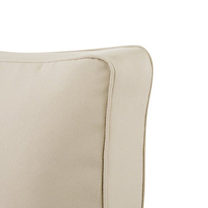 Classic Accessories Montlake FadeSafe Water-Resistant Patio Lounge Back Cushion Cover, 23 x 20 x 4 Inch, Antique Beige - color: Antique Beige, size: 21 x 20 x 4 Inch