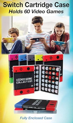 UniKeep Game Case for Nintendo Switch Cartridges - Holds 60 Games Securely in Foam (space) - color: space