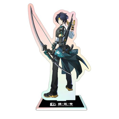 Rainteam Zenless Zone Zero Characters Acrylic Stand Figure,Colorful and Exquisite Character Design for Game Fans' Collection (Asaba Harumasa) - color: Asaba Harumasa