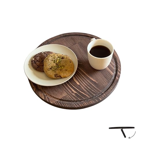 Sofa Tray – Wooden Foldable Sofa Tray Table for Seat Cushion, Perfect for Coffee & Remote Control, Solid Wood Sofa Tray Table, Solid Spruce Couch Table (London, Small 12") - color: London, size: Small 12"