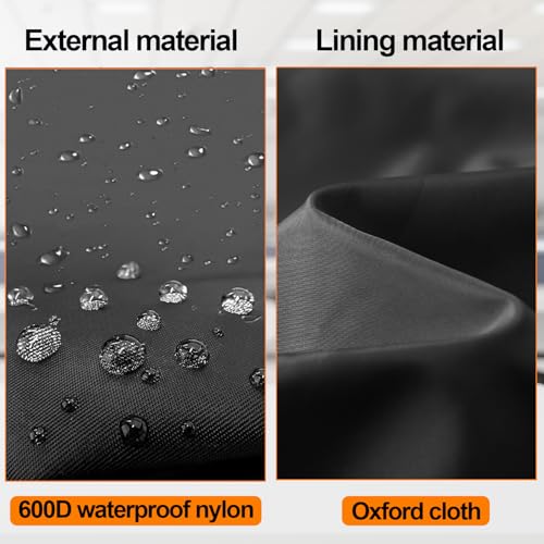 Printer Dust Cover Antistatic Water-Proof Cover Heavy Duty 600D Nylon Dust Sleeve for HP, EPSON,CANON, BROTHER, printer Universal Case Protector for Printer (11.8''D × 15.7''W x 7.1''H)