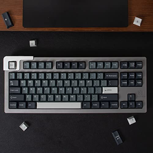 Sumgsn Apollo Keycaps 163 Keys Doubleshot Keycaps Cherry Profile Custom Keyboard Key caps Set Fit for 61/64/87/104/108 Cherry Mx Switches ISO ANSI Layout Alice Keyboard Mechanical Keyboards - color: Apollo Keycaps