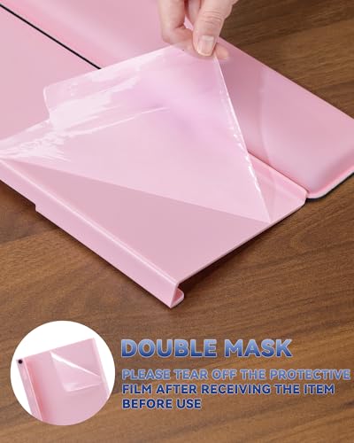 Laborio Computer Keyboard Stand for Desktop, 2-Level Height Adjustment Keyboard Wrist Rest, Non-Slip Key Board Riser Pad for Office, Gaming, and Home Desks(Pink) - color: Pink