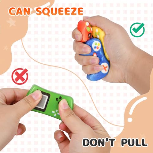 TUWUNA Video Game Party Favors 24PCS Gamer Squishy Toys | Classroom Prizes,Pinata Goodie Bag Stuffers,Birthday Gifts