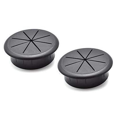 2-3/8 Inch (60mm) Flexible Desk Grommets Wire Cord Hole Cover Cable Organizer for Desktop Equipment Wiring Management and Protection - size: 2-3/8 inch(60mm)
