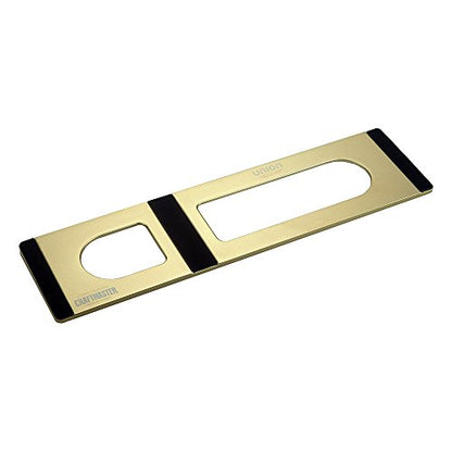 CraftMaster Union Tray for Apple Magic Keyboard and Apple Magic Trackpad 2 - Metal Dock Stand Controls Your iMac or Laptop Remotely, Premium Home and Office Accessory - Gold - color: Gold