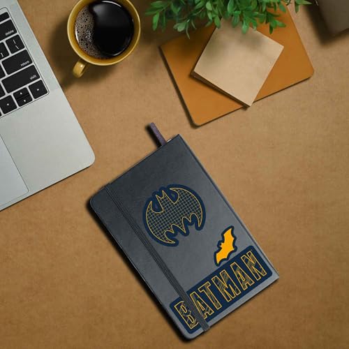 DC Comics Batman Adhesive Vinyl Decals - Iconic Set of Batman Stickers for Car, Water Bottle or Laptop, 1 Pack (3 Count) - color: Black/Navy