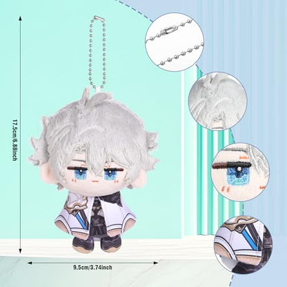 UTIEHD Anime Game HSR Character Keychain Pendant, 4 Inch Collectible Figure for Backpacks Bags and Keys for Fans - color: Phainon