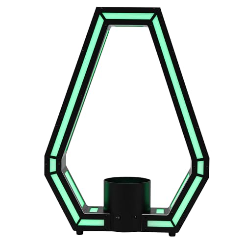 LED Lighted Liquor Bottle Display Shelf Rhombus Bottle Display Stand with Remote Control 7 Color Adjustable Glowing Wine Bottle Display LED Champagne Bottle Presenter for Bar Nightclub Party - color: White-rhombus