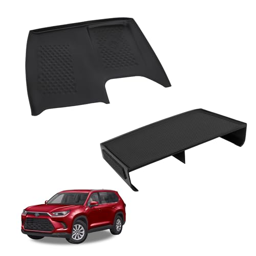 Center Console Organizer Compatible with 2023-2025 2026 Toyota Grand Highlander Interior Accessories, Charging Zone Silicone Mat, Console Organizer Tray with Sunglasses - size: Charging Zone Silicone Mat 2PC