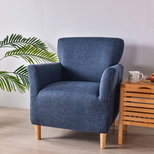 HAOYONG Banquet Armchair Slipcover Stretch Velvet Chair Covers 1-Piece Armchair Sofa Covers Soft Arm Chair Cover Removable Washable Single Couch Covers Furniture Protector for Living Room - Set of 1 - color: 1, size: Set of 1