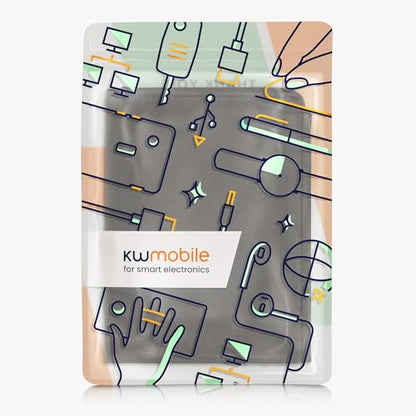 kwmobile Dust Cover Compatible with Epson EcoTank Photo ET-8500 - Printer Case - Fabric Protector Cover - Dark Grey