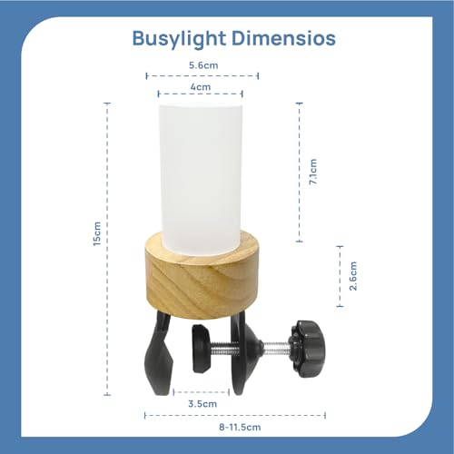 Clip Busy Light Standard for The Office / 59 inch USB Cable Busy Light Indicator – Workspace Distractions and Boosts Productivity/Do not Disturb Light - Free LED Indicator Light