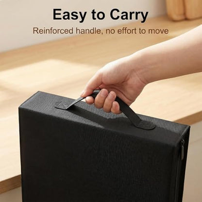 CD DVD Storage Binder with Handles - Holds 200 Discs & 100 Booklet Pockets, PU Leather Cover for Blu-ray Movies, Music CDs, Audio Disks, Portable Media Organizer - size: 200 cd case