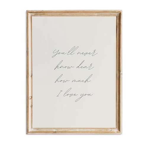 Vintage Nursery Wall Art Farmhouse Kid's Room Decor Print Vintage Baby Love Quote Poster Baby Girl & Boy Nursery Wall Decor Toddler Room Bedroom Playroom Poster Neutral Color Beige, 12"x16" Unframed - color: Love Unframed, size: 12"L x 16"W