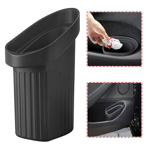 BMZX Car Trash Can Trash Bin, Accessories for Interior Mini Garbage Can, Car Door Trash Can,Multifunctional Organizers and Storage, Home and Office