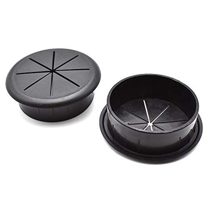 2-3/8 Inch (60mm) Flexible Desk Grommets Wire Cord Hole Cover Cable Organizer for Desktop Equipment Wiring Management and Protection - size: 2-3/8 inch(60mm)