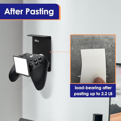 HC128 Headphone Holder Hanger for Desk, Include Adhesive Strips, Universal Headset Stand for PS4/PS5/Xbox/PC/Mac/Headphones Game Controller Hanger (X Shaped) - style: X Shaped