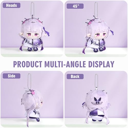 UTIEHD Anime Game HSR Character Keychain Pendant, 4 Inch Collectible Figure for Backpacks Bags and Keys for Fans - color: Castorice