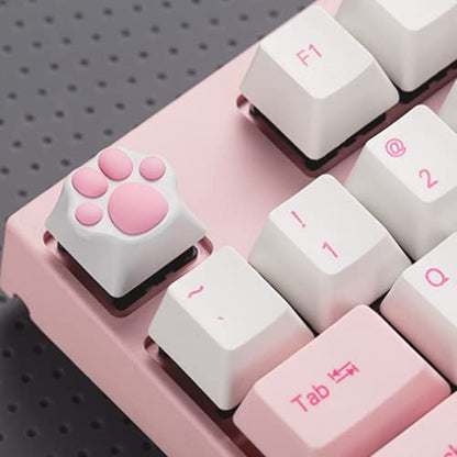 SYA ZOMOPLUS Cute Keycaps,Novelty Cat-Claws Keycap 3D Model OEM Profile Keyboard Keycaps Squishy-Paws Custom Key Caps for Cherry MX Switches Mechanical Gaming Keyboard ESC-Key Keycap(4 Keycaps) - color: 4 Keycaps