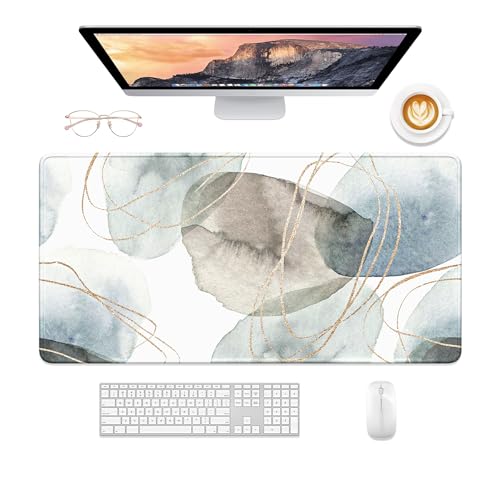 Desk Mat, 32" x 16" XXL Extended Large Gaming Mouse Pad, Desktop Decor Desk Pad, Cute Men Women Office Supplies and Accessories, XL Mouse Mat for Laptop & Keyboard, Minimalism Abstract Art - color: Minimalism Abstract Art, size: 32" x 16"