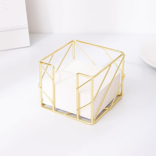 2Pcs Post sticky Note Holder + Pens Holders,Desk organizer sets,Gold Metal suit for Desk Memo,tableware,flowers,toothbrush,cute pencil holder ,Home Office decor and Accessories,Makeup Brushes Cup.