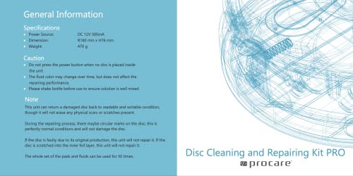 ProcareSelect Disc Cleaning and Repairing Kit PRO